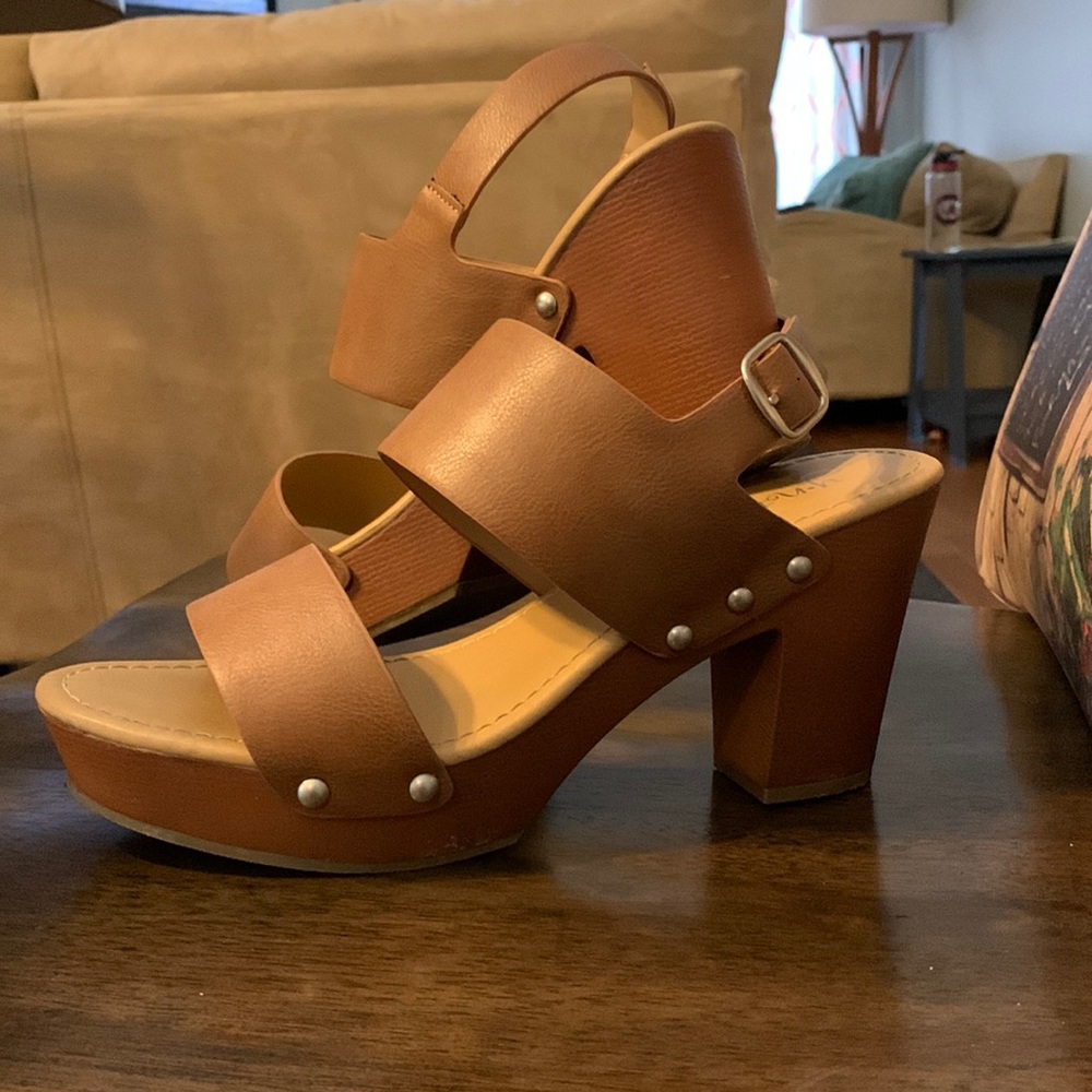 Brown heels